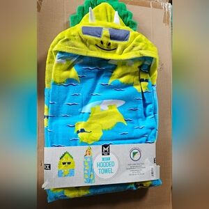 Kids Dinosaur Hooded Towel